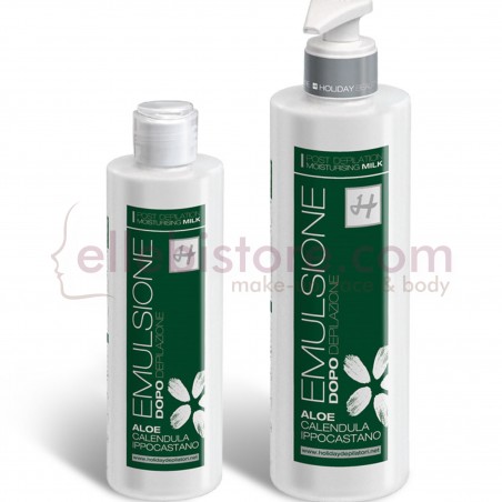 Emulsione Dopocera - Latte all'Aloe - Ippocastano - Calendule - 500 ML - Holiday