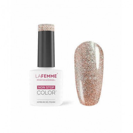Gel Polish UV&LED - Semipermanente Argento Rosa - Sweetest Fall - 8 GR - La Femme Professionnel